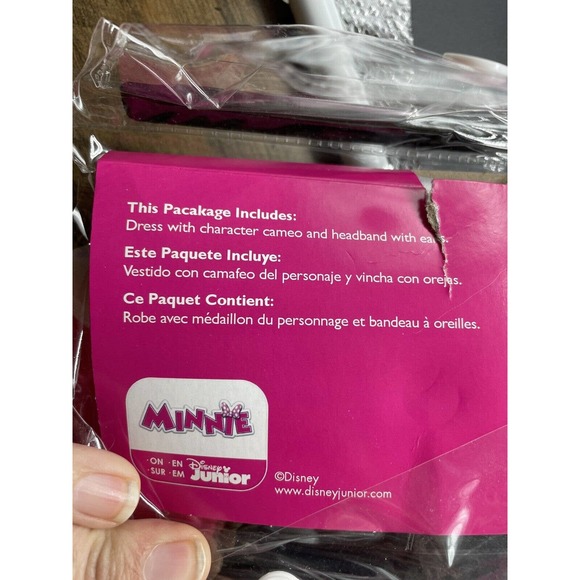 Minnie Mouse Pink Adaptive Disney Junior Fancy Dress Up Halloween Child Costume - Picture 9 of 16